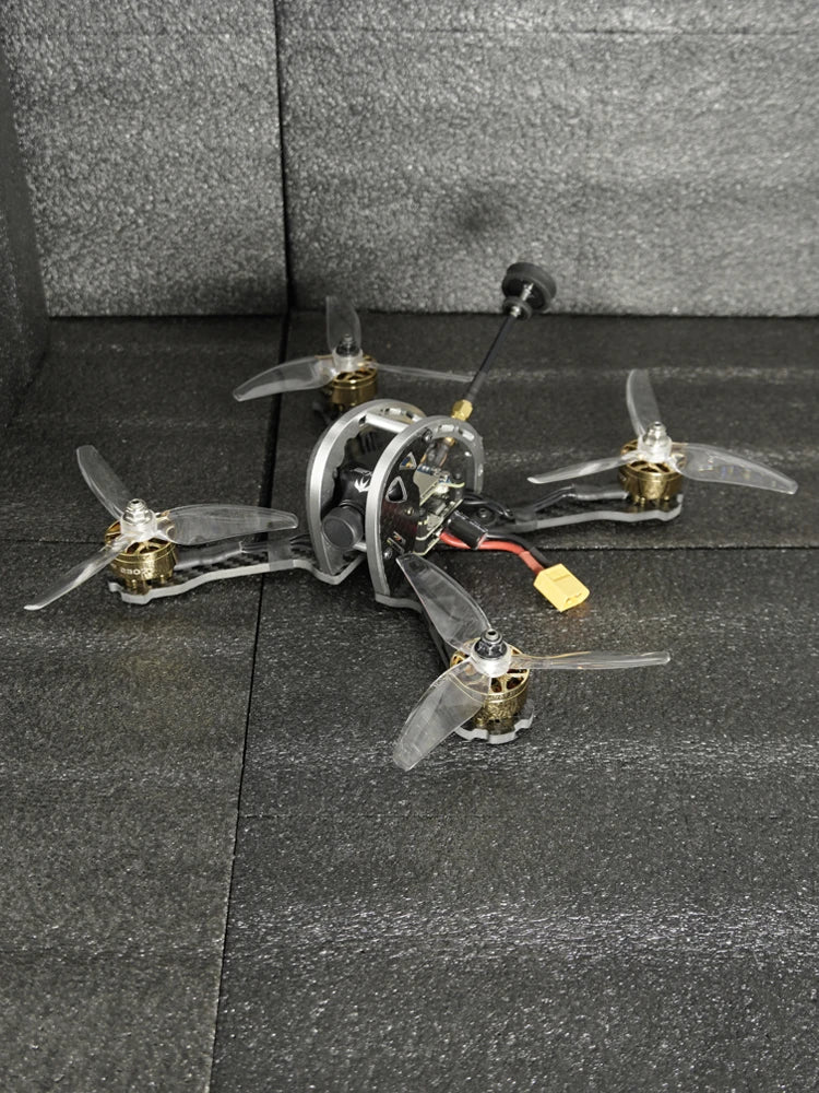 TCMMRC Dome 215 - 5-Inch FPV Racing Drone Kit with 3-6s Gold Brushless Motor Professional Quadcopter Radio Remote Control Toys 14 TCMMRC Dome 215, FPV Capable Features : auto return features : Integrated camera dimensions :