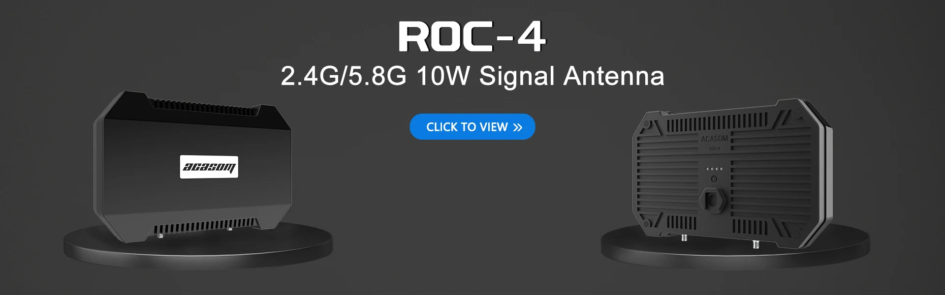 ACASOM Fio 2.4G/5.8G 1OW Signal Antenna