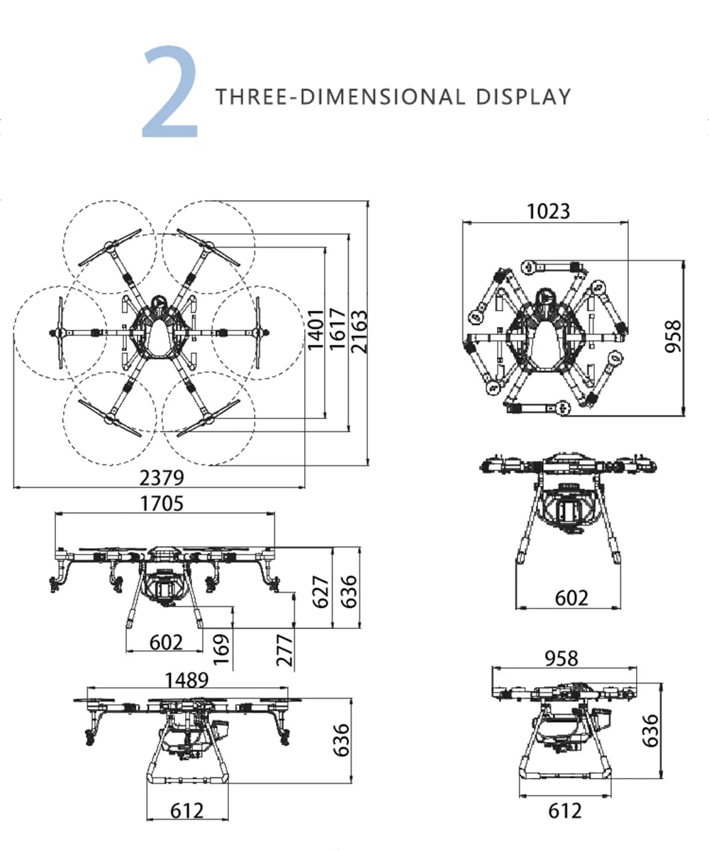 Dreameagle X616 16L 16KG Agricultural Drone, A professional UAV manufacturer.