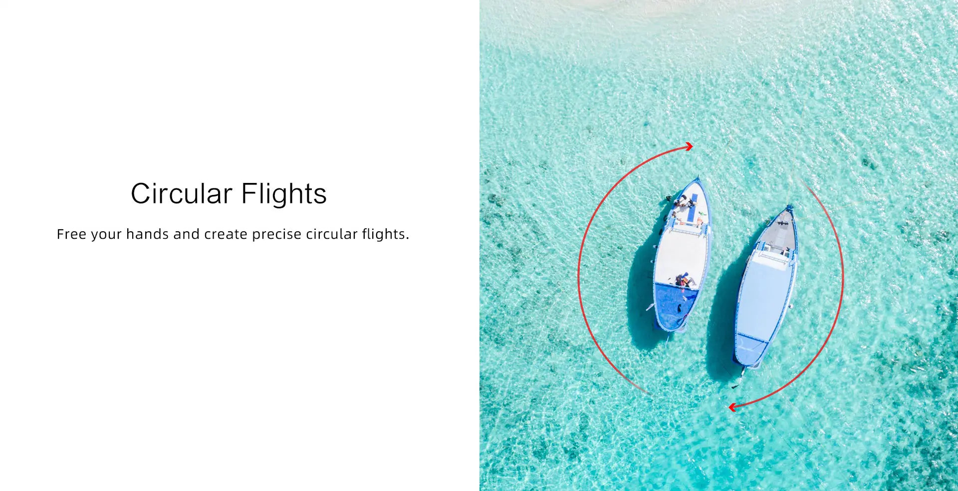 FIMI x8se 2022 V2 Camera Drone, Circular Flights Free your hands and create precise circular flights