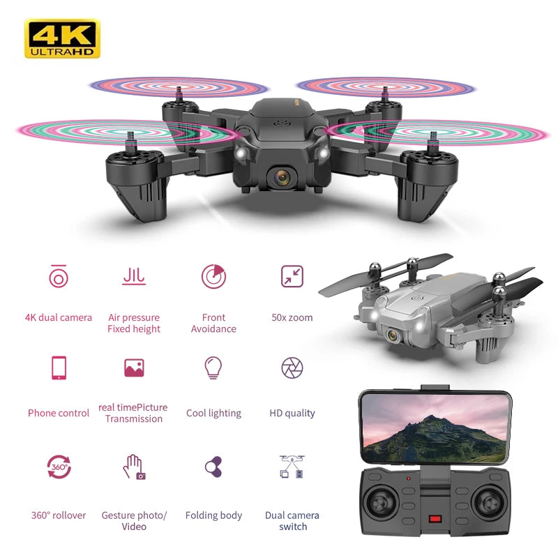 S27 Drone, 4k ultrahd jil 4k dual camera air pressure