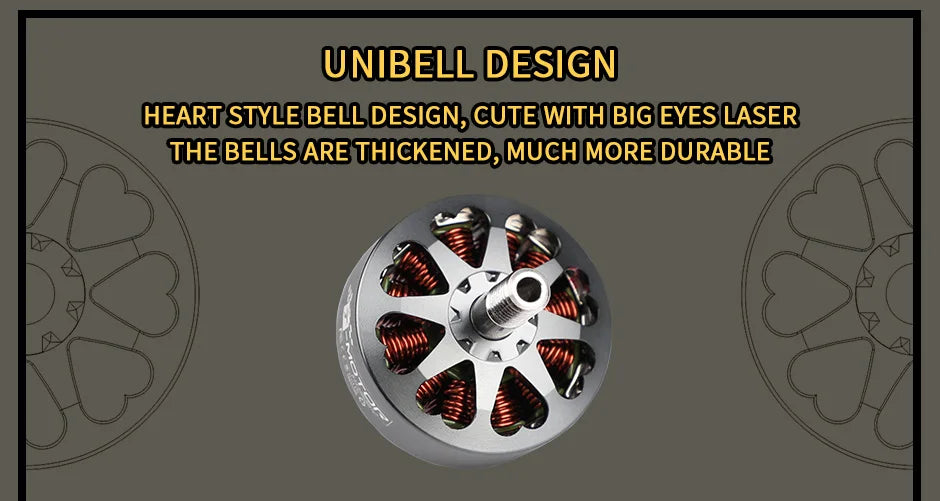 T-motor Slatts 2306.3 1700KV / 2500KV Grey Freestyle Motor For Bando Rc Drone DIY Parts 9 T-motor, UNIBELL DESIGN HEARTSTYLEBELLDESIGN,CUTEWI