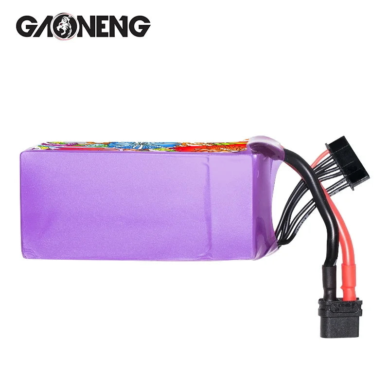 GaoNeng LiPo battery, suitable for helicopters and remote control toys, CE certified, 1300mAh capacity.