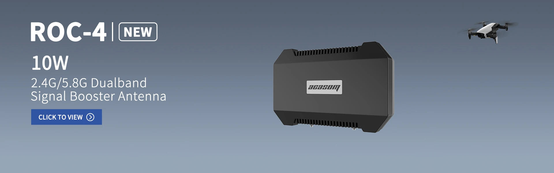 2.4G/5.8G 10W 8000mAh Dual-band Signal Booster Antenna Range Extender Remote for DJI Mavic 3, 3T, Matrix and Autel quadcopters 11 ROC-4 NEW 10W 2.46/5.8G Dualband acax0