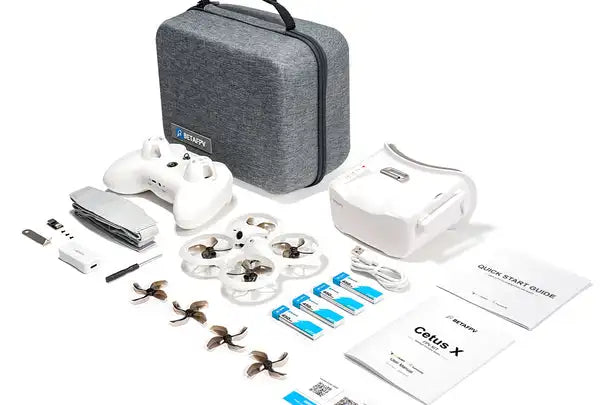 an economical quadcopter with a transmitter and FPV goggles is coming soon