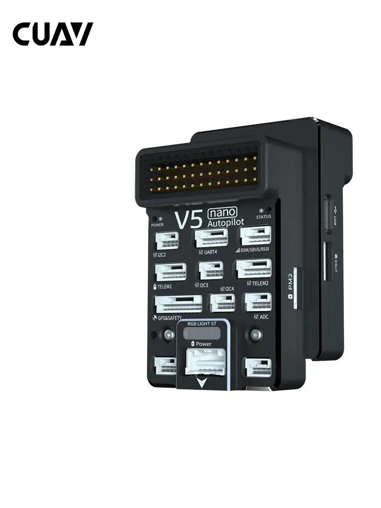 CUAV V5 Nano Small Size Autopilot Drone Parts, CUAV Qano STATUS Autopilot I uart$ JOs