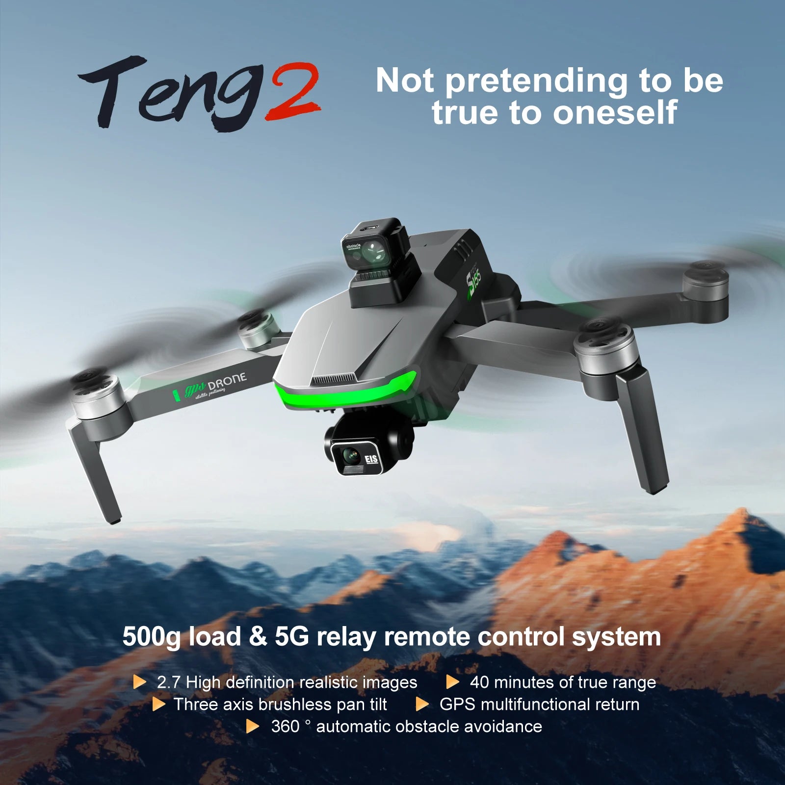 S155 Pro GPS Drone, Teng2 Not pretending to be true to oneself ootlark 