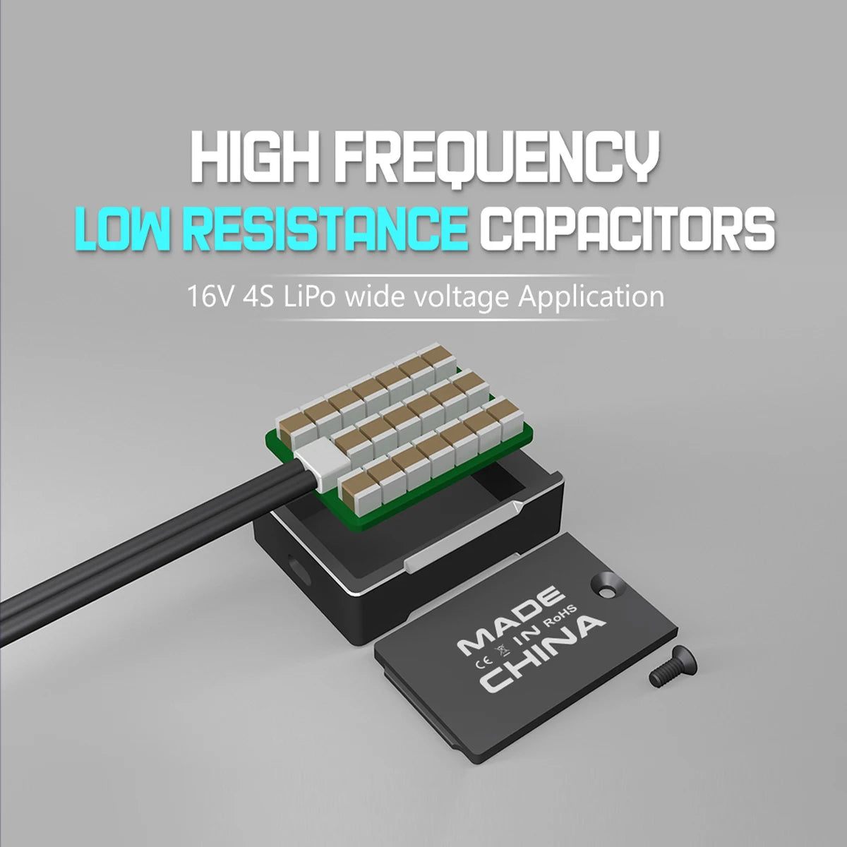 highfreQuenCV Low RESISTANCE CapACiORs 16V 4