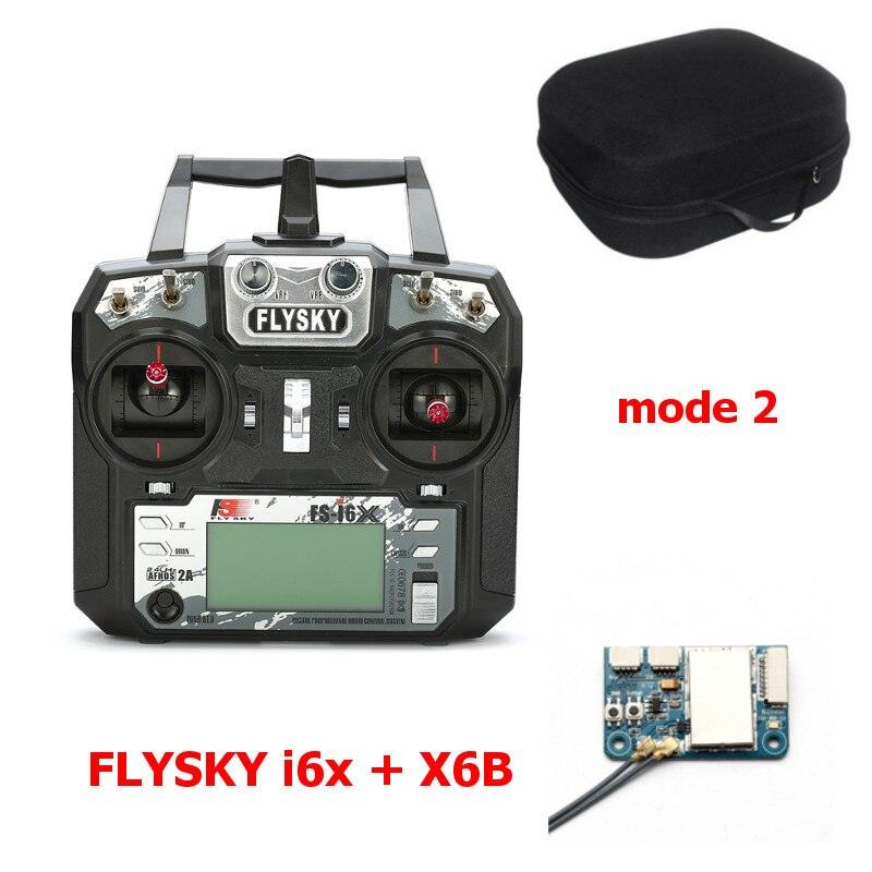 FLYSKY FS-i6X I6X AFHDS 2A RC Transmitter with X6B IA IA6B IA10B Receiver 10CH 2.4GHz for Aairplane Helicopter FPV Racing Drones - RCDrone