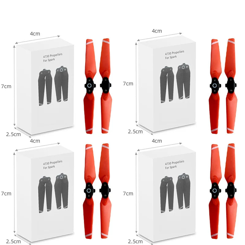 Propeller for DJI Spark Drone - 4730 Quick Release Folding Blades 4730F Replacement Props Spare Parts Wing Accessory 17 Propeller for DJI Spark Drone