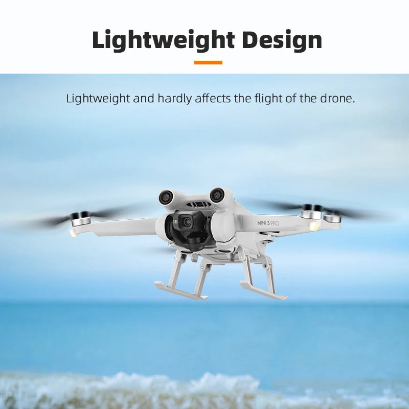 Lightweight Design Lightweight and hardly affects the flight of the drone . Mn