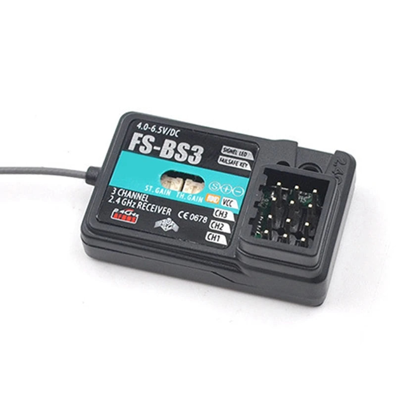 Flysky FS-BS3 3CH Receiver - For RC Controller FS GT2 GT2B GT3B GT3C T4B CT6B T6 RC Car Boat Spare Parts 10 Flysky FS-BS3 3CH Receiver, Flysky FS-BS3 3CH