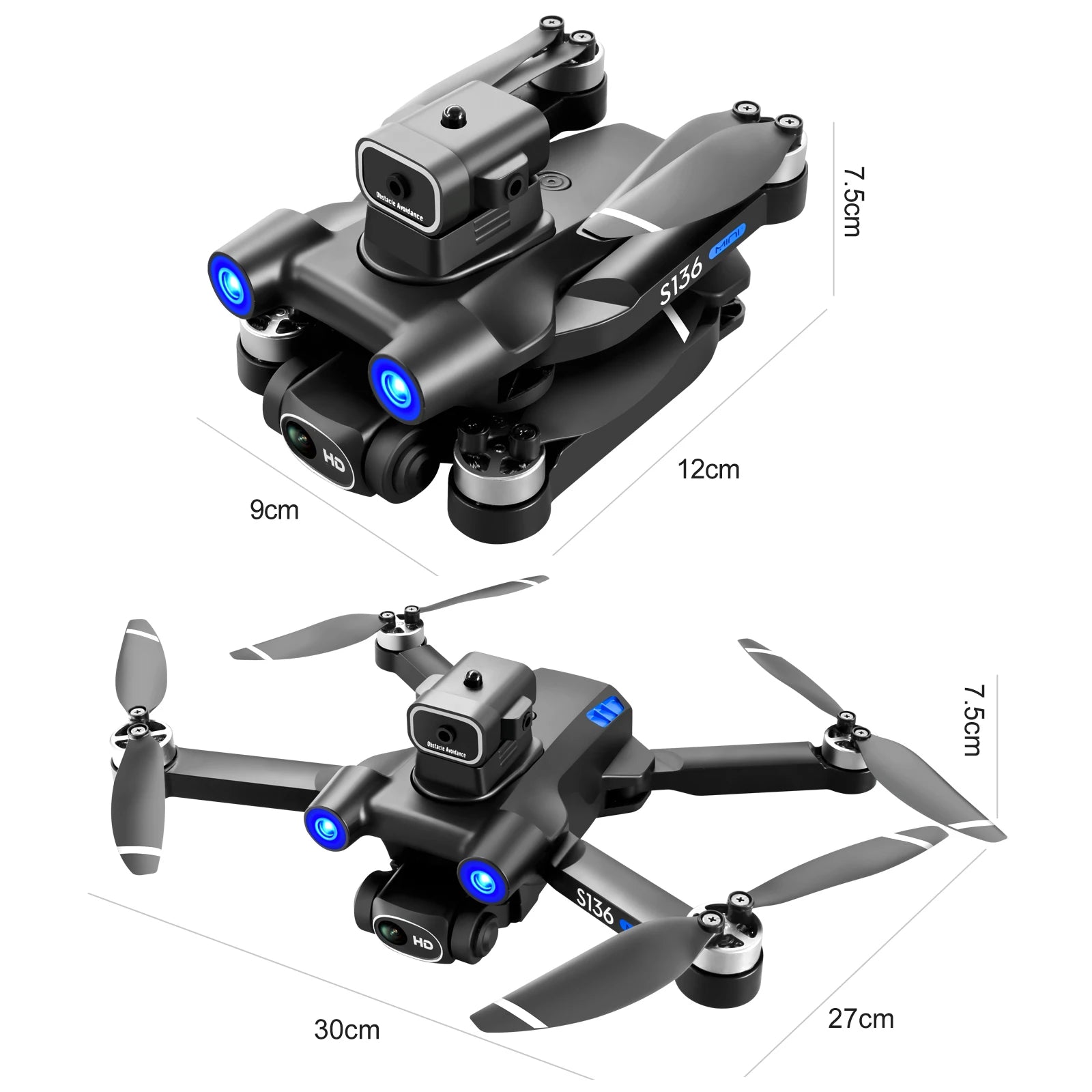 S136 GPS Drone, the drone is equipped with a removable and replaceable battery, ensuring extended flight sessions