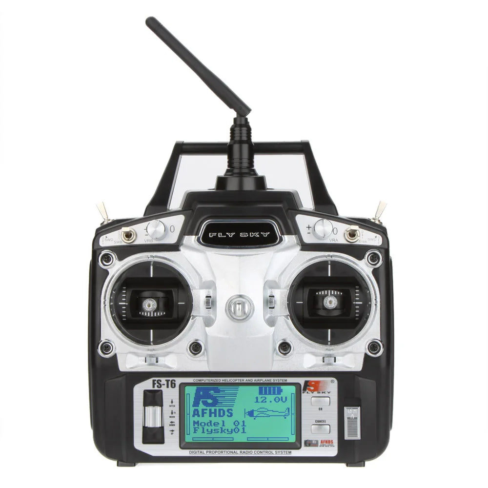 Flysky FS-T6 6CH 2.4G LCD Transmitter, OU AFHDS Fadsky8t DIgMal pRo