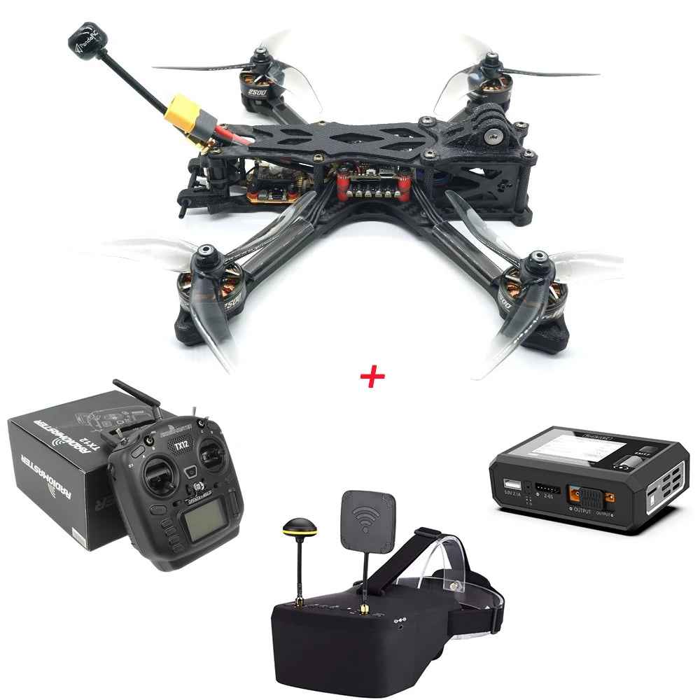 7 inch FPV - 2KG Payload 5KM Long-Range 5.8G Equip ELRS 915 Receiver Stability And Security Drone