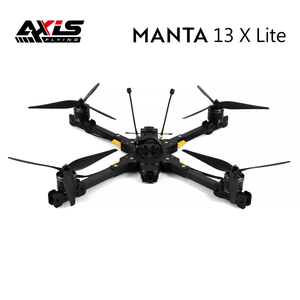 Axisflying Manta 13 X Lite - 13inch FPV / 10 inch FPV BNF Long Range Heavy Payload Customized DJI O3 VTX