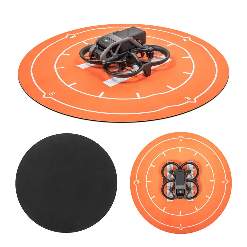 DJI Avata Landing Pad – Foldable Round/Square Drone Landing Mat 50/55/65/80cm with Ground Pegs, DJI Mini 3 Accessories