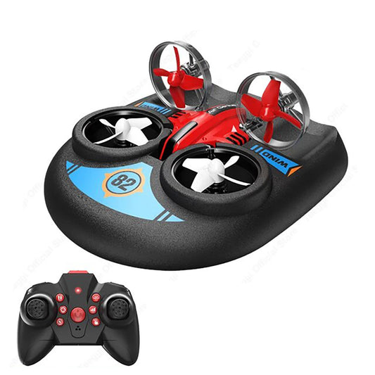 L6082 RC Drone - 2.4G Multi-functional  Airplane Hovercraft 3 in 1 Quadcopter Radio Controlled Aircraft For Children