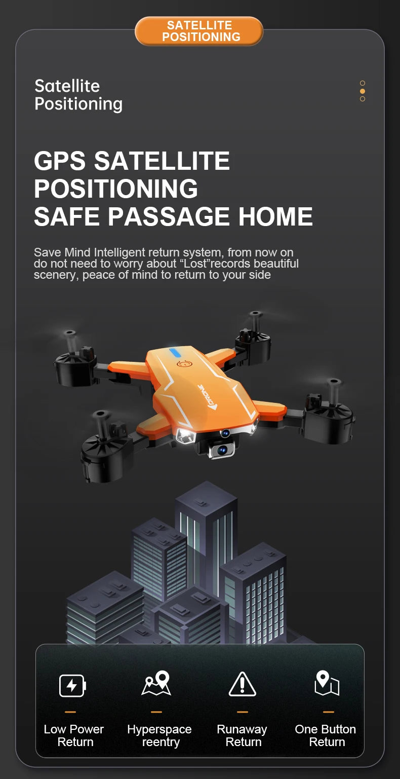 R2S Drone /US30 Drone - 4K Professional Aerial Photography Aircraft Mini Obstacle Avoidance 8K Drone Equipped With Camera 5000M Gift 43 R2S Drone, satellite positioning gps satellite positioning safe passage home save mind intelligent