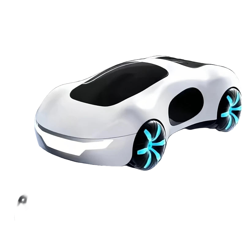 RC Car Concept Supercar HH1204 with Dual Spray, LED Lights & Sound, 3.7V 1200mAh, 30‑min Run, 50 m Range, 15 km/h Stunt Car