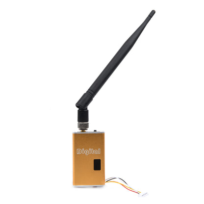 1.2G 5W VTX - Miniature FPV Video Sender 1200Mhz  5000mW Audio Video Wireless Transmitter and Receiver LOS Long Distance