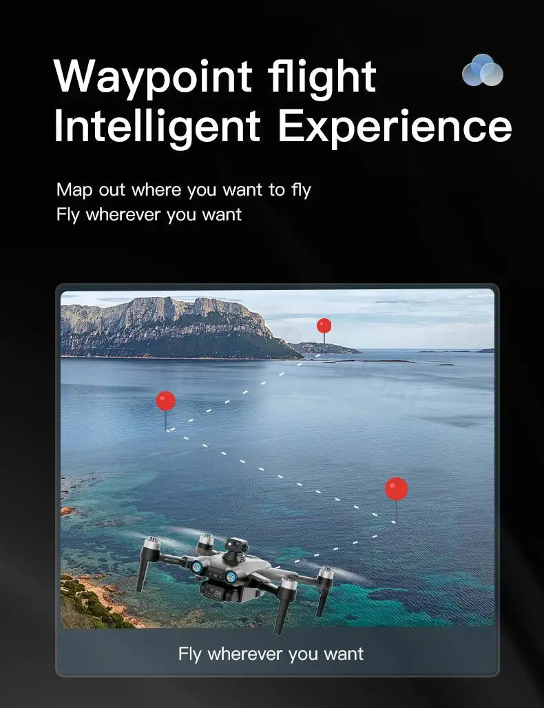 AE6 Max Drone, Waypoint flight Intelligent Experience out where you want to fly Fly wherever want wherever you want Map you