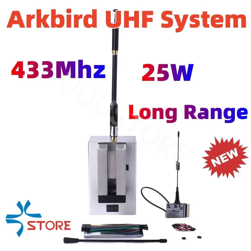 Arkbird 10-канальная система Arkbird UHF дальнего действия, 25 Вт, 433 МГц, по ...