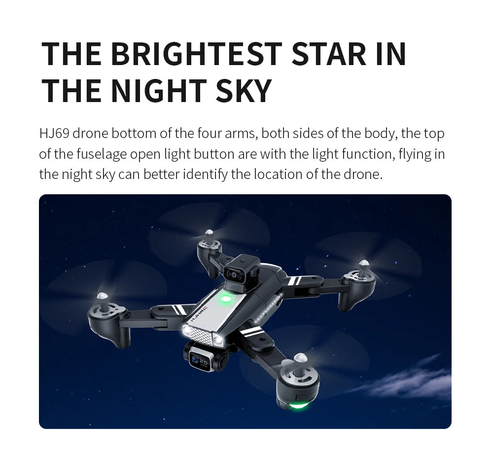 HJ69 Max Drone - 8K Hd Dual Camera 2KM 5G Wifi Fpv Intelligent Obstacle Professional Dron Remote Control Quadcopter Helicopters Toys 31 HJ69 Max Drone, the brightest star in the night sky hj69 drone bottom