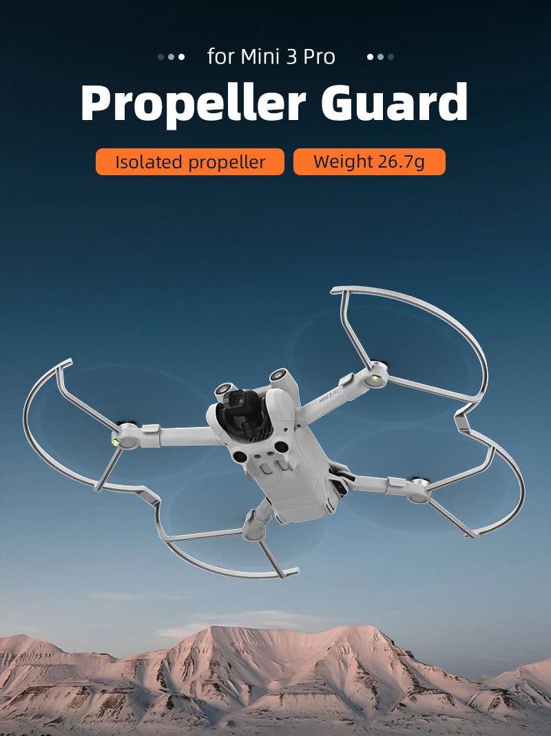 Propeller Guard for DJI Mini 3 Pro Drone, Propeller Guard Isolated propeller Weight 26.7g for Mini 3
