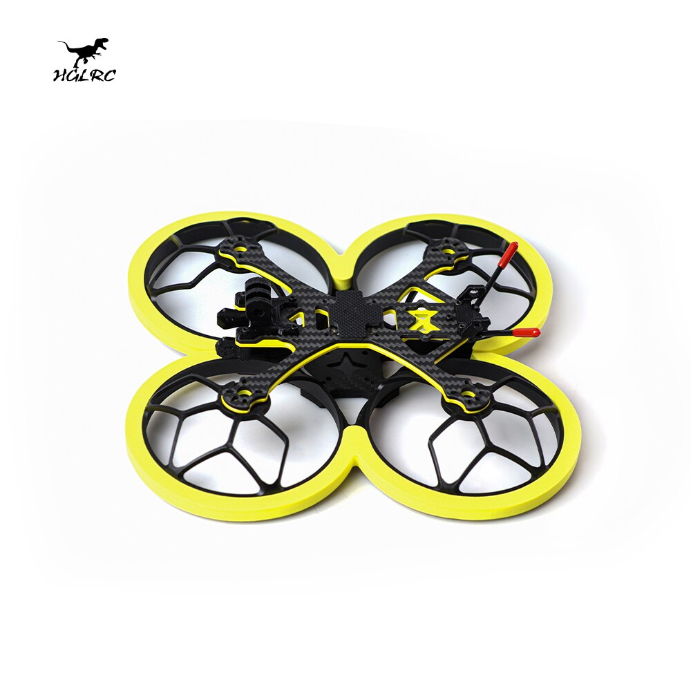 HGLRC Veyron35CR - 3.5 Inches Pusher Cinewhoop Frame Suitable For DIY RC FPV Quadcopter Freestyle Fancy Flight Drone Parts