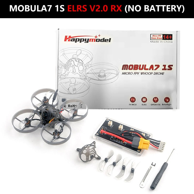 Happymodel Mobula 7 - 1S/HD 75mm Micro FPV Whoop Quadcopter Drone