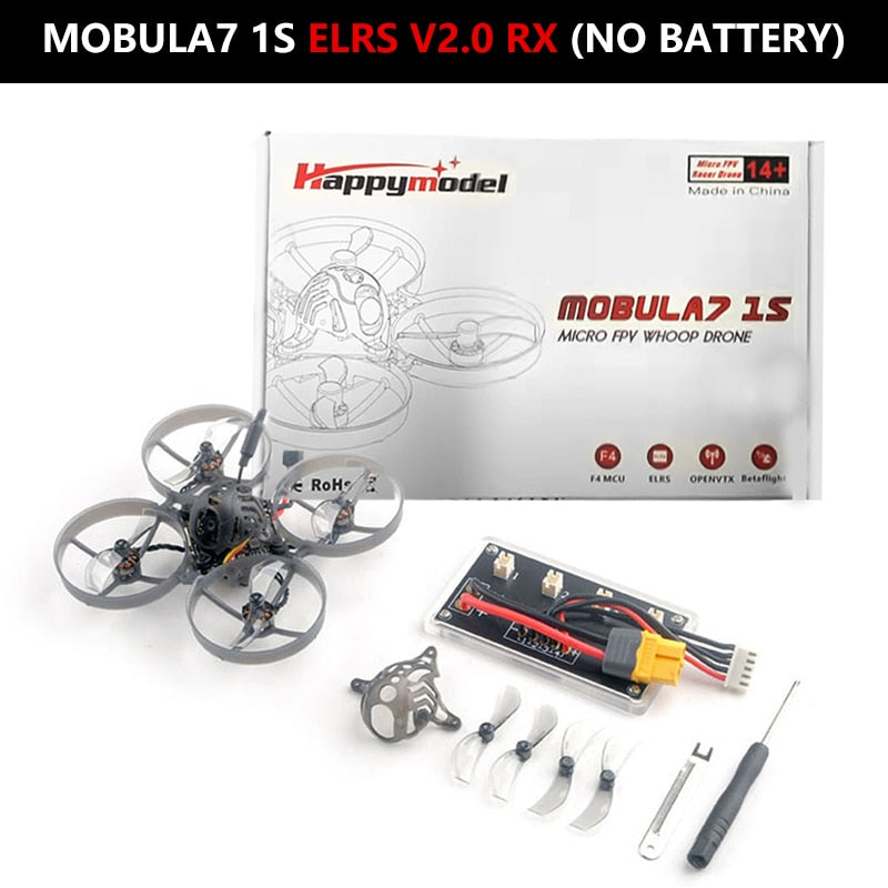 Happymodel Mobula 7, MOBULA7 1S ELRS V2.0 RX (NO BATTERY