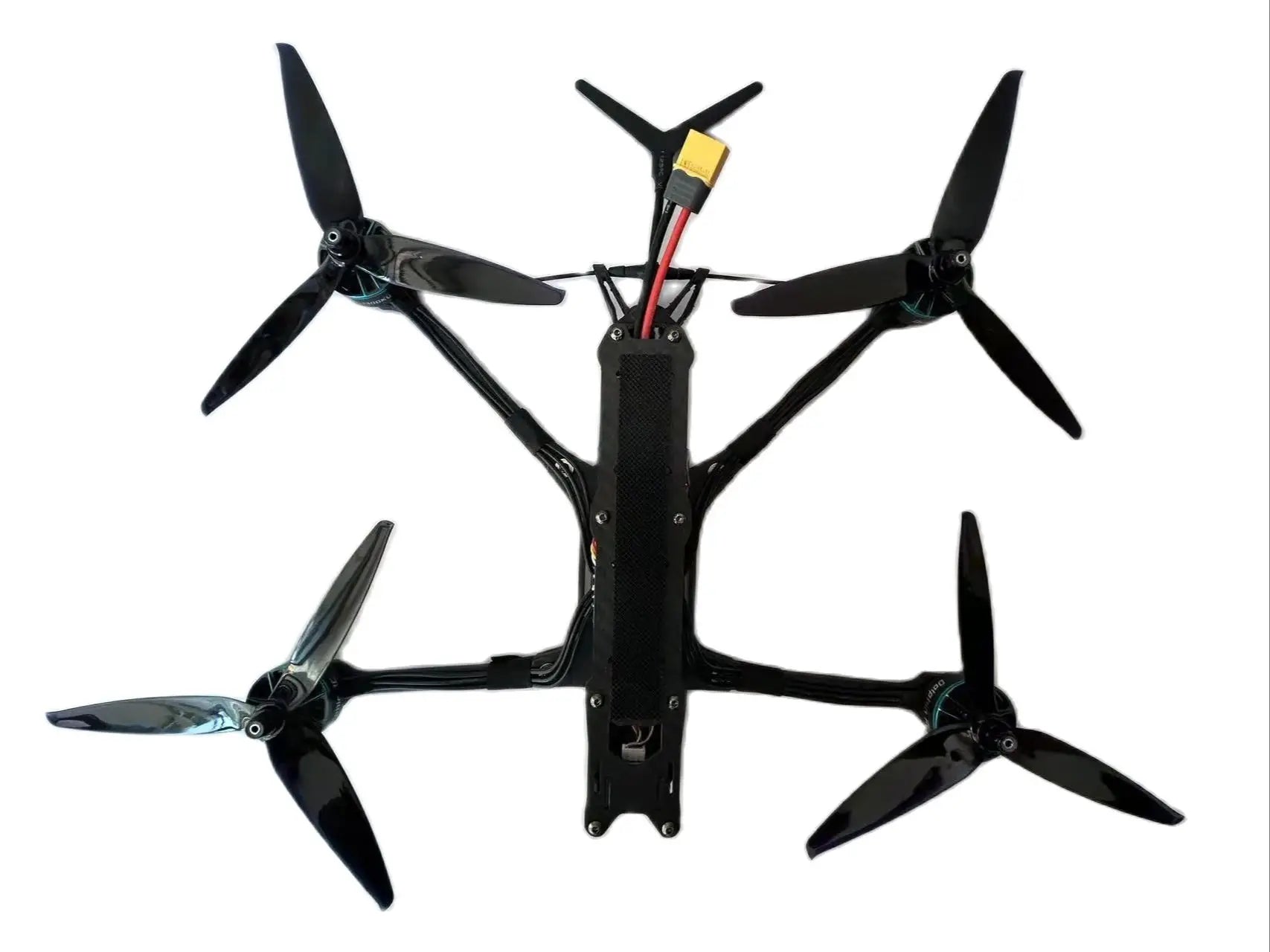 7 Inch FPV, Details on an RC motor, including specifications for the motor, magnet, and ESC, as well as information on the VTX and RX.