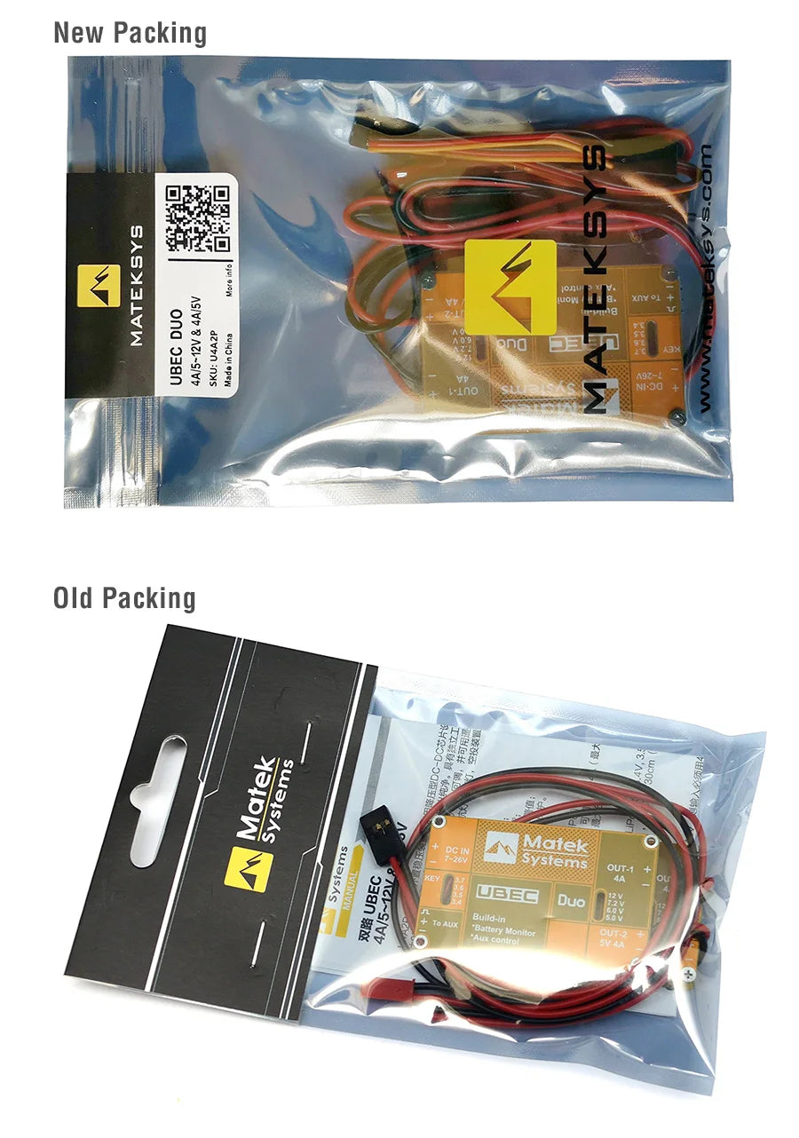 MATEK Mateksys UBEC DUO, 4A/512