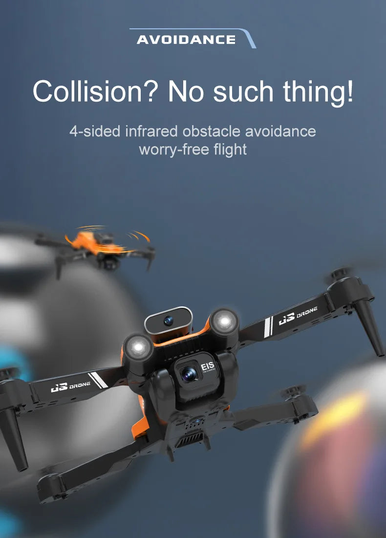 S17 Drone, 4-sided infrared obstacle avoidance worry-free flight 