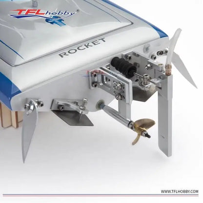 TFL 1111 Fiberglass RC Boat, TFLhobby Rocket RC Boat: 650mm V-hull, brushless motor, 70A ESC, nearly ready to run—high-speed performance with minimal assembly required.