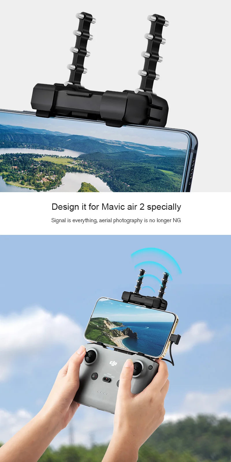 DJI Mavic 3 Yagi Antenna, Design it for Mavic air 2 specially Signal is everything; aerial photography is no longer 