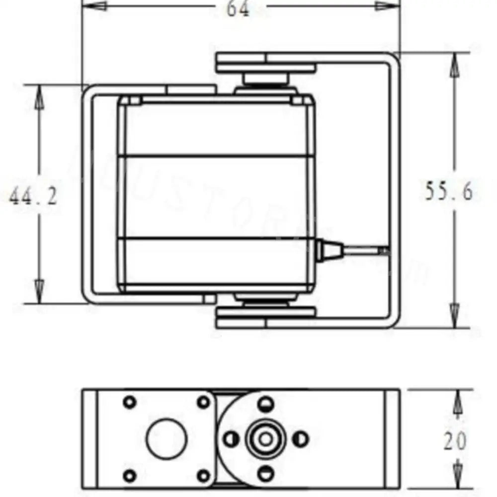 2PCS DSServo RDS3225 Servo - 25kg metal