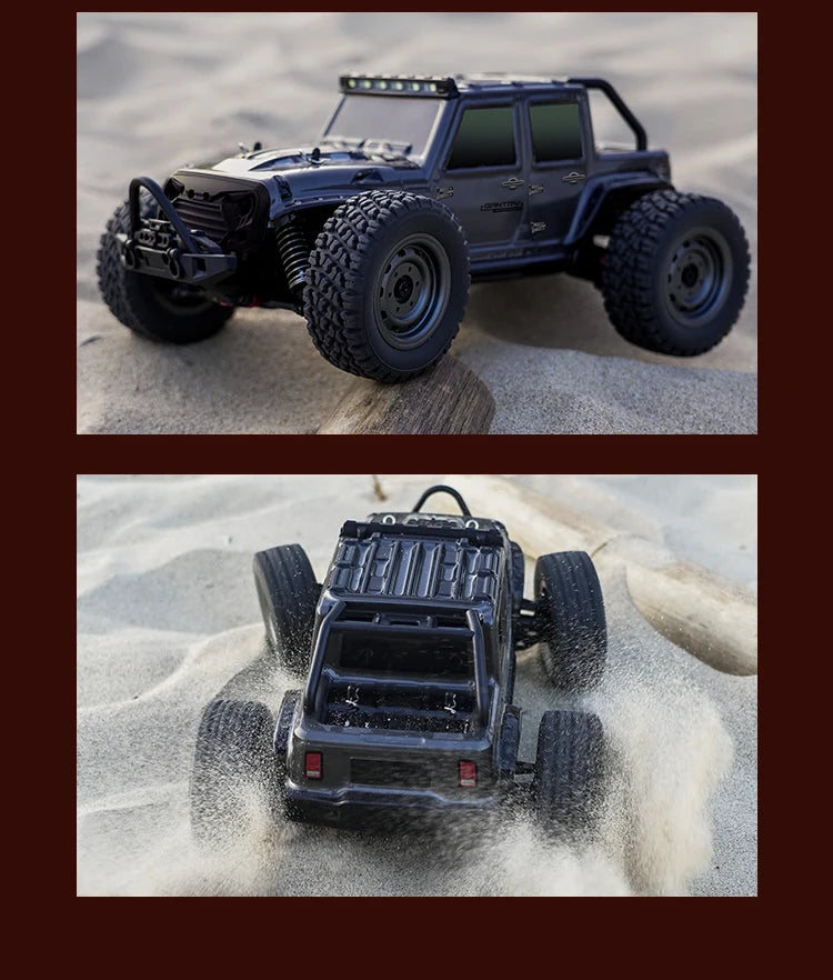 4WD RC Car With LED Remote Control Cars High Speed Drift Monster Truck for Kids