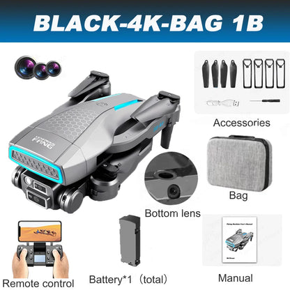 S8 Air  Drone, BLACK-AK-BAG 1B Accessories Bottom lens Aii