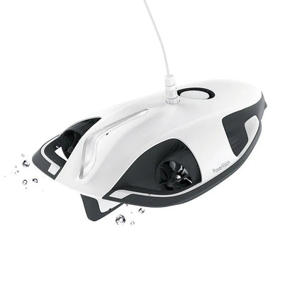 PowerVision PowerRay Underwater Camera Drone 4K/12MP, 30 m Depth, 1.5 m/s, 164 ft Tether, Wi‑Fi, 4 h Battery