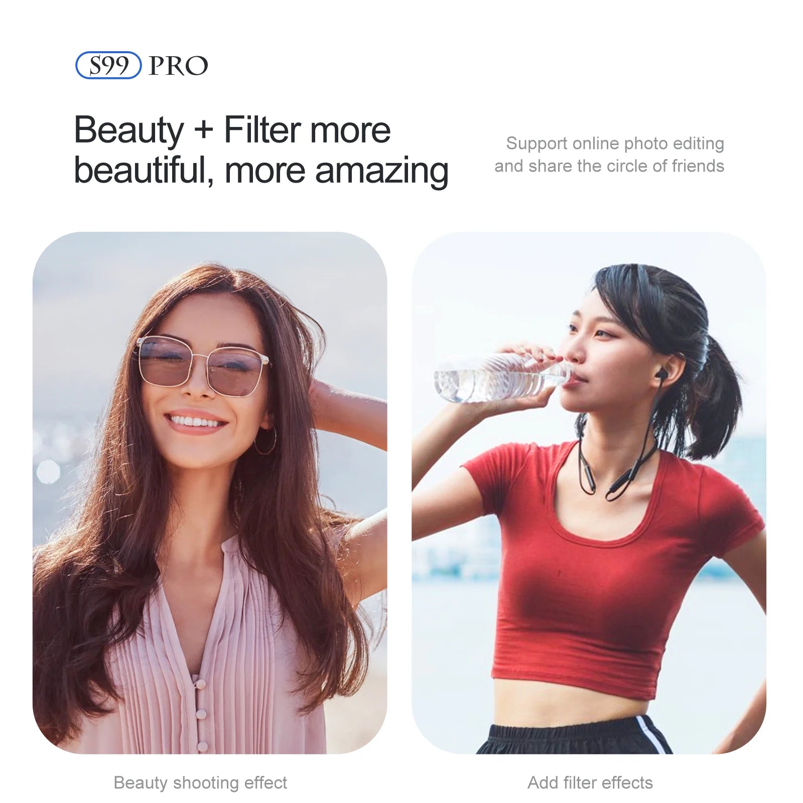 S99 Drone, s99 pro beauty filter more support online photo editing beautiful, more