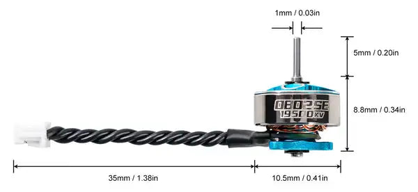 BETAFPV 0802SE Brushless Motors 19500KV (2022 Version) 9 the whole motors show a silver color in the air, looking very nice