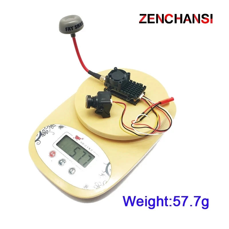 5.8Ghz 48CH 2W VTX, ZENCHANSI FET Weight:57.7g AS