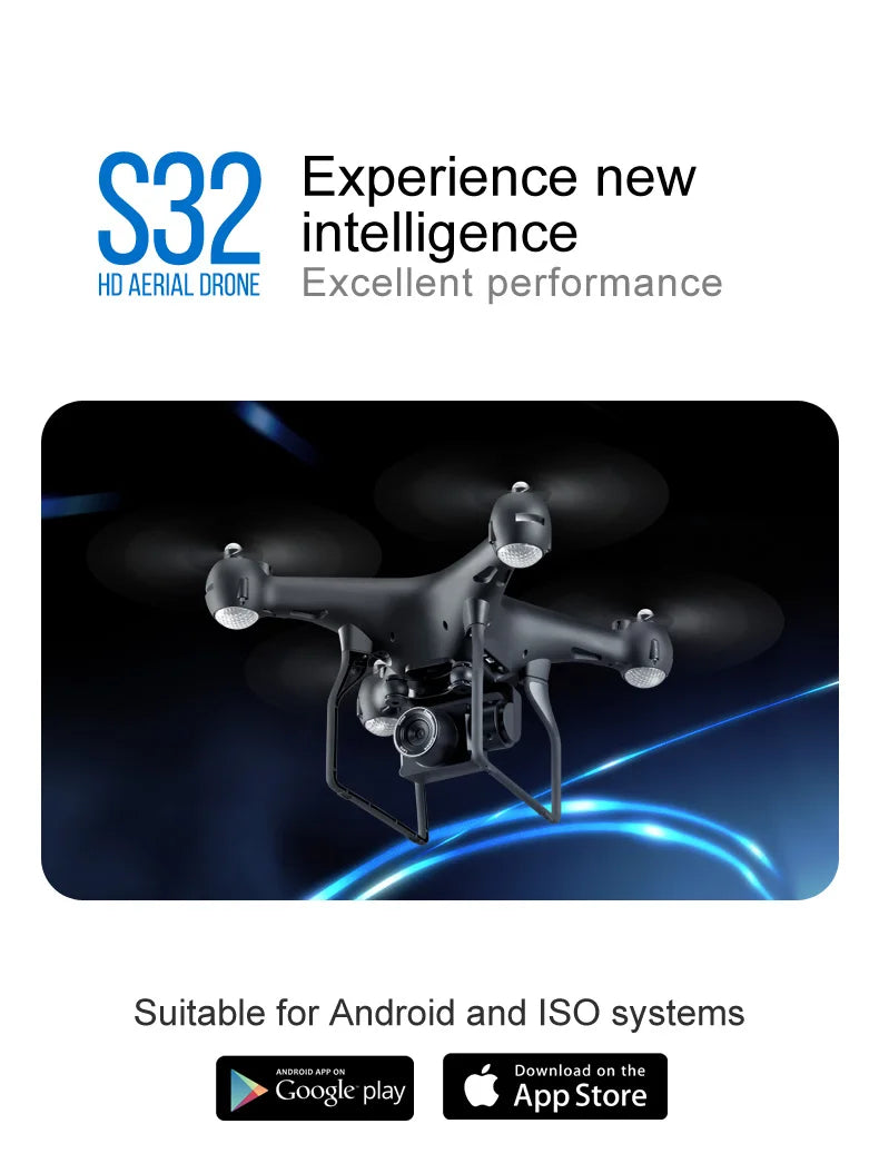 S32T Pro  Drone, experience new s32 fteligence hd aerial