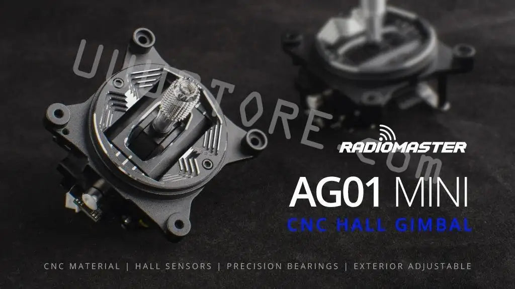 RadioMaster AG01 Gimbal - MINI CNC Hall Gimbal for TX12 / Zorro Radio Transmitter FPV Remote Controller 10 RadioMaster AG01 Gimbal, HALL SENSORS PRECISION BEARINGS EXTERIOR ADJ