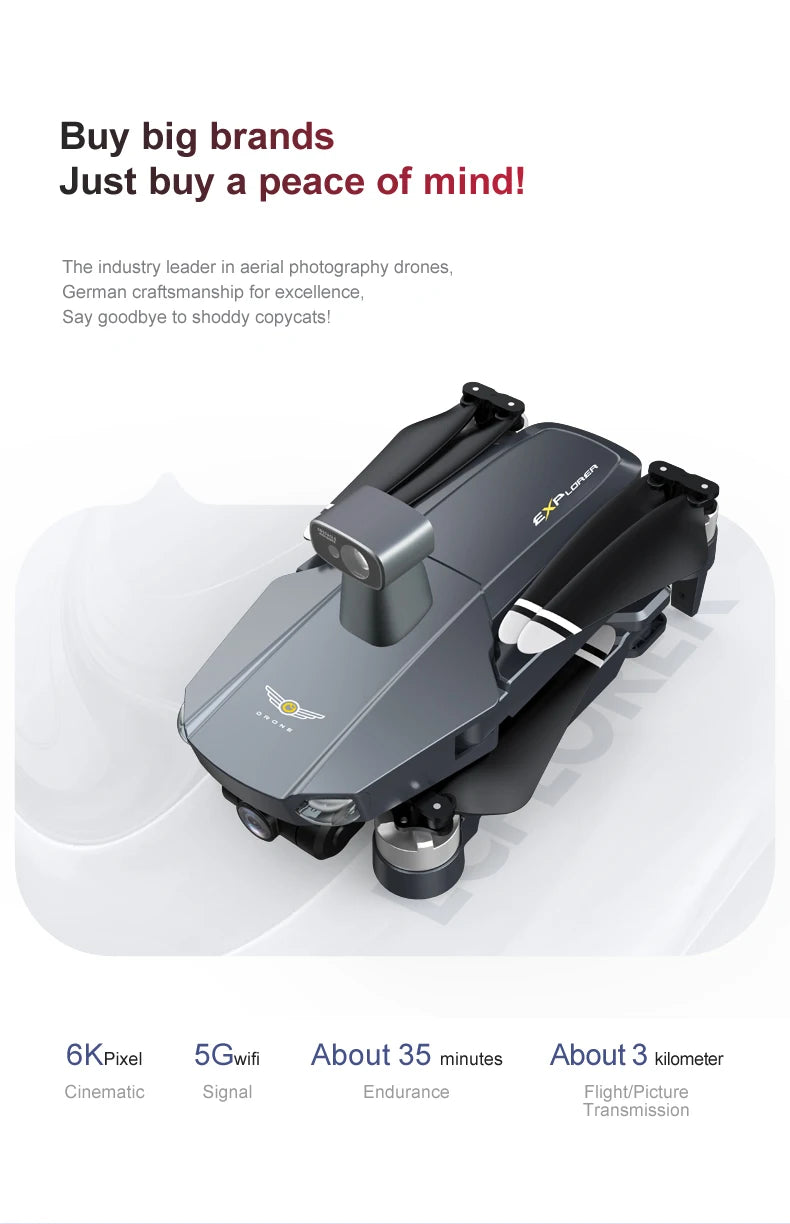 8819 Drone - 2023 NEW Drone Profesional Reperter GPS WIFI 3-Axis Gimbal Camera Helicopter Brushless Motor FPV 6K HD RC Quadcopter Aircraft Professional Camera Drone 27 8819 Drone, buy big brands Just a peace of mindl The industry leader in