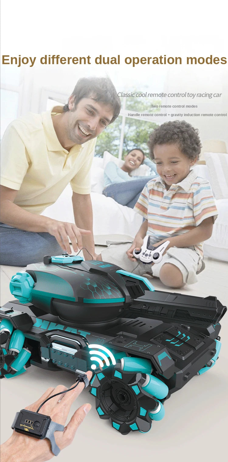 RC Car, enjoy different dual operation modes Classic coolremote control toy racing car IwO remote