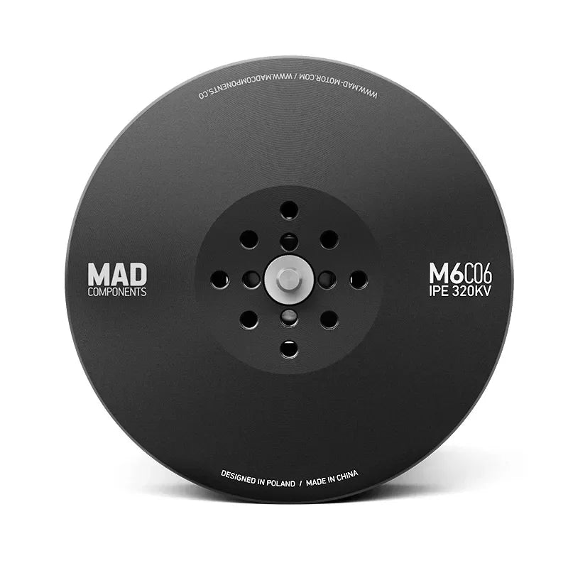 MAD M6C06 IPE V3 Drone Motor, Industrial drone motor with 320KV output, manufactured in Poland.