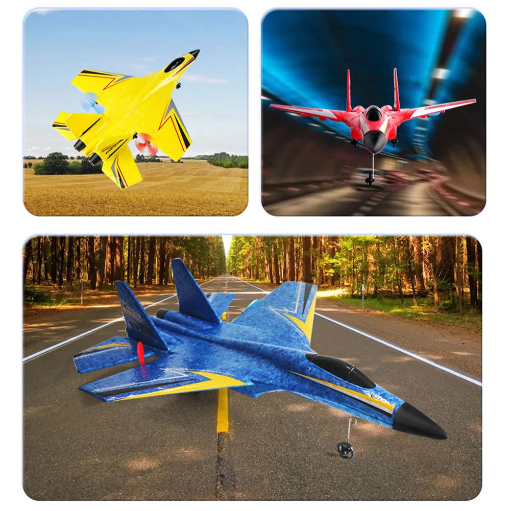 SU-27 RC Plane, *With 3.7V 250mah Aircraft lithium battery,the remote control distance can
